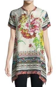 BNWOT Johnny Was Victoriana Floral Print Georgette Tunic Multi Size 2x - Picture 1 of 6