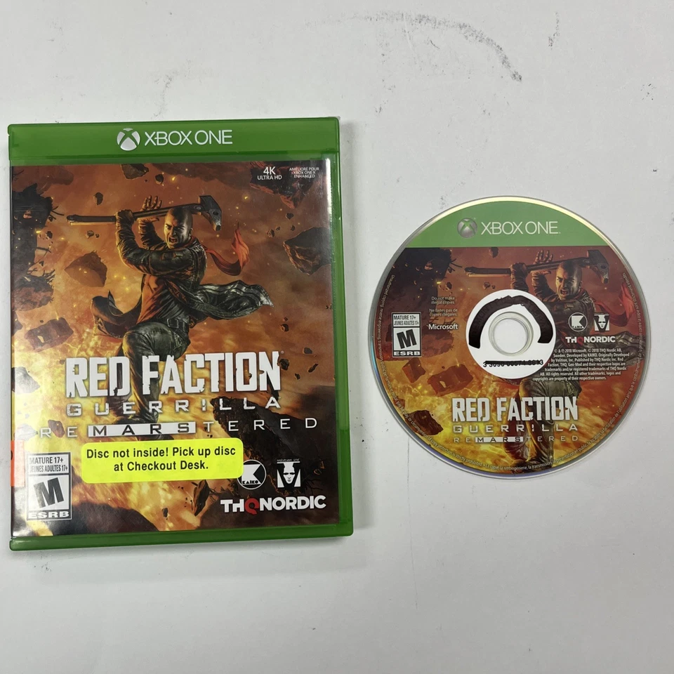 Red Faction Guerilla Re-Mars-Tered Edition For Xbox One Shooter Game Only 7E - Image 1 of 3