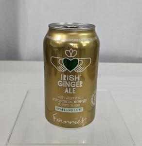 Collectable Frannie's Sparkling Irish Ginger Ale Can 12 fl oz 355 ml Advertising - Picture 1 of 12