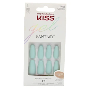 KISS Gel Fantasy Collection Künstliche Fingernägel mit Kleber Lang 79956 - NEU - Bild 1 von 2