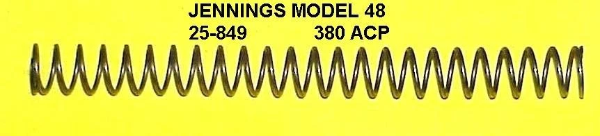 Bryco Arms Jennings MODEL 48 Firing Pin Spring .380 AND .32 ACP  ITEM # 25-849 - Image 1 of 1