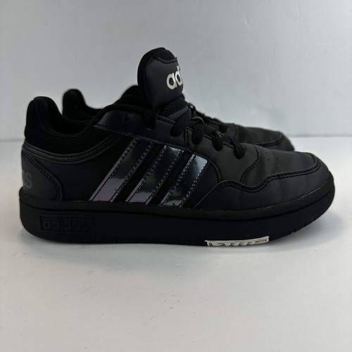 Scarpe Adidas Hoops Core nere giovanili unisex taglia 2