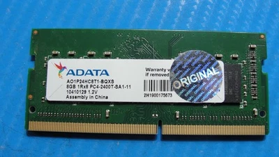 HP 15-bl012dx ADATA 8GB 1Rx8 PC4-2400T SO-DIMM Memory RAM AO1P24HC8T1-BQXS - Image 1 of 2