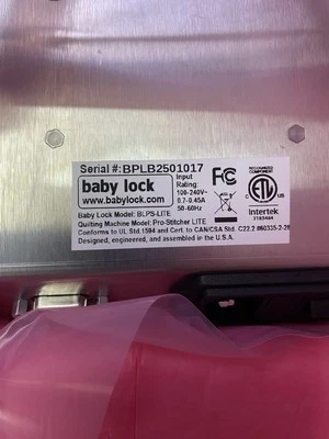 Baby Lock Carriage For Pro Stitcher Lite - Image 1 of 2