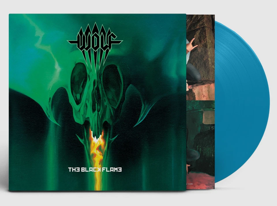 WOLF - THE BLACK FLAME, 2025 EU LIMITED EDN TURQUOISE vinyl LP, NEW! - Image 1 of 1