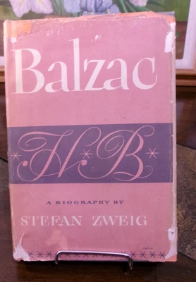 1946-BALZAC A BIOGRAPHY BY STEFAN ZWEIG HARDCOVER-D.J. - Image 1 of 4
