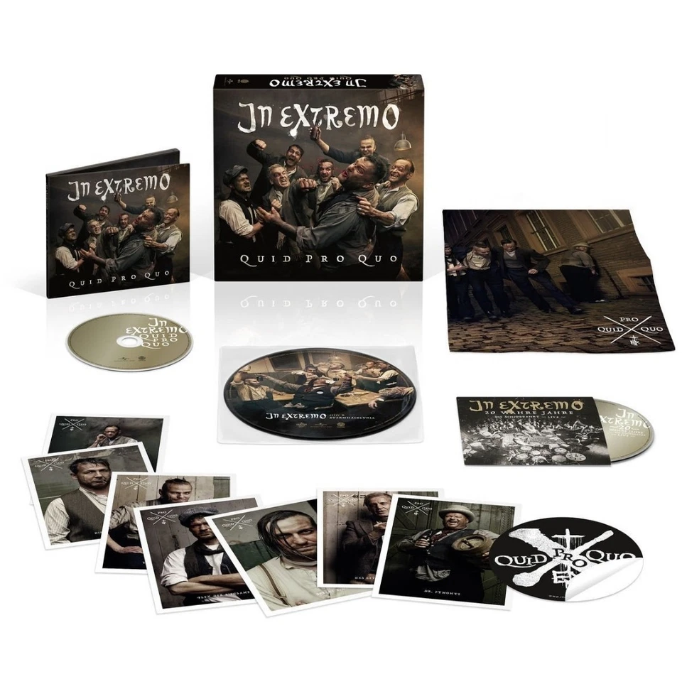 In Extremo - Quid Pro Quo, Limitierte Fan Box, Deluxe-Album, 2 CDs, NEU & OVP! - Bild 1 von 4
