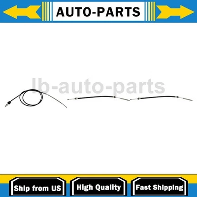 Front Rear Parking Brake Cable Dorman 3PCS For 1995-2002 Chevrolet Cavalier 2.2L - Image 1 of 4
