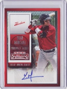 2015 Panini Contenders Prospect Ticket Autograph #14 Yoan Moncada Auto Flat S/H - Bild 1 von 1