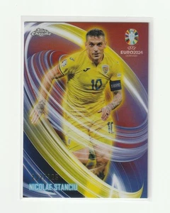 CROMO UEFA EURO 2024 NACIONES NEÓN AMARILLO 122/125 [NICOLAE STANCIU] RUMANIA - Imagen 1 de 2