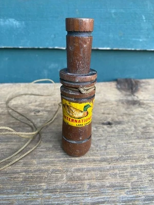 Vintage Faulk's WA-33 Duck Call Twice International Champ Lake Charles LA - Image 1 of 4