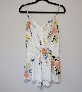 Joie M Jerrica silk Romper in Porcelian - Picture 1 of 5