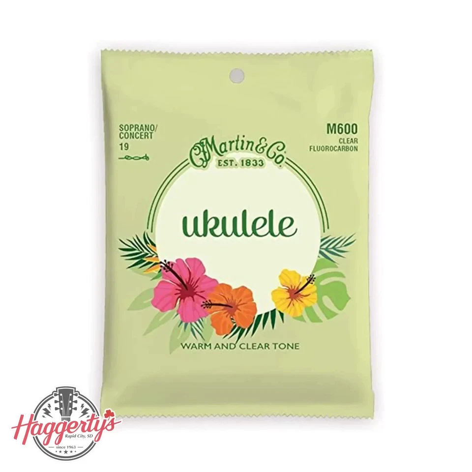 Cuerdas de ukelele soprano/concierto de fluorocarbono Martin 41Y18M600 Foto 1 de 1