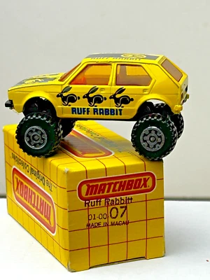 Matchbox Superfast No. 7 Ruff Rabbit Volkswagen 4X4 with Original Box, Nice - Image 1 of 4