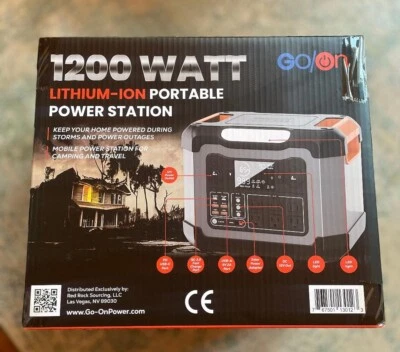 GO/ON 1200 Watt Power Station - Image 1 of 3