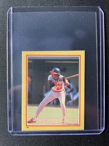 1984 Fleer Star Stickers Rod Carew #54 Angels!!!