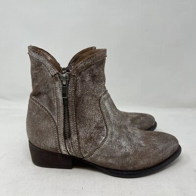 Botas al tobillo Seychelles Lucky Penny para mujer 5 épocas metálicas cuero envejecido Foto 1 de 4