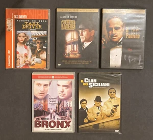LOTTO 5 film Dvd mafia Robert De Niro Alain Delon Marlon Brando vedi lista - Picture 1 of 2