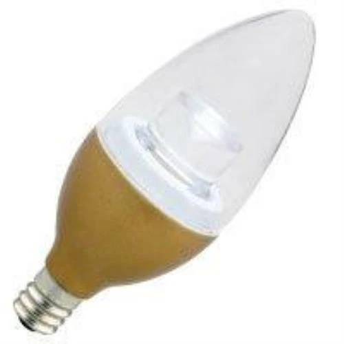(Case of 10) Halco 80789 B11CL3/827/BR/LED B11 Brass 3W 2700K Dimmable E12 ProLE - Image 1 of 1