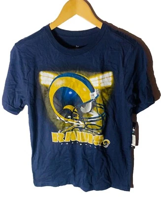 G-III Youth St.Louis Rams Short Sleeve T- Shirt, Navy, Medium - Image 1 of 4