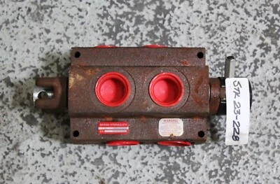BRAND HYDRAULICS - 6 WAY MANUAL SELECTOR VALVE - MS6-16SAE - SN # 241110 - USED - Image 1 of 4