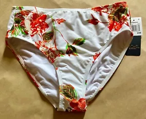 Rachel Brand XSmall - White Floral Bikini Bottom - NWT! - Picture 1 of 2