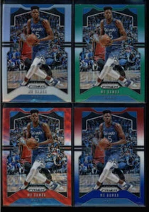 LOTE (4) MO BAMBA 2019/20 PANINI PRIZM #191 PLATA, ROJO, VERDE, RED WAVE FC8362 - Imagen 1 de 1