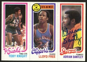 Adrian Dantley signed Autogramm Auto 1980-81 Topps Basketball Trading Card - Bild 1 von 1