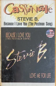 Stevie B. Because I Love You (The Postman Song) Australian Cassette Cassingle - Picture 1 of 5