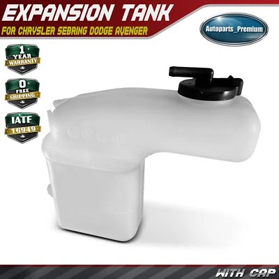 Radiator Coolant Reservoir w/ Cap for Chrysler Sebring Dodge Avenger 1996-2000 - Image 1 of 4