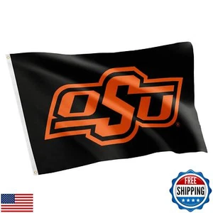 Desert Cactus Oklahoma State University OSU Flag - 3 x 5 Feet Cowboys Banner, - Picture 1 of 5