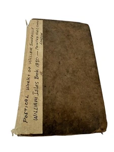 1830 Poetical Works of William Somerville Antique Book w Author Life Cooke Ed. - Picture 1 of 6