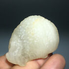 119g Natural Crystal specimen.white jade,Hand-Carved.Exquisite hedgehog.gift 37