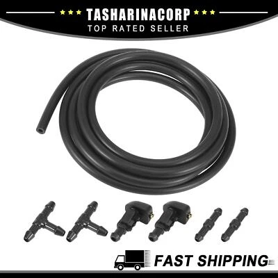 Pieza de 7 boquillas de lavado de parabrisas delantero aptas para Ford F150 con conectores Foto 1 de 4