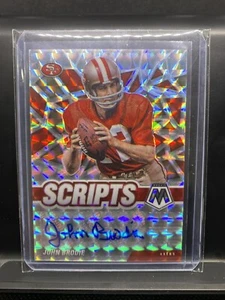 2021 Panini Mosaic Scripts Auto John Brodie San Francisco 49ers Prizm S-JB - Picture 1 of 3
