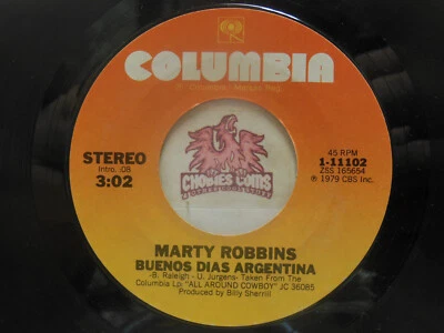 Marty Robbins – Buenos Dias Argentina / Ballad Of A Small Man, 45 RPM VG (24H) Foto 1 de 2