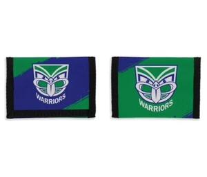 98715 NEW ZEALAND WARRIORS NRL TEAM NYLON HOOK AND LOOP CLOSURE SPORTS WALLET - Foto 1 di 1