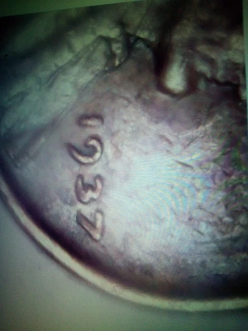 1937 Brown 1 Cent Penny With Amazing Trust Error On Obverse Cover