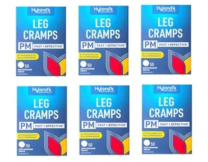 Hyland's Leg Cramps PM With Quinine Tablets 50 ea ( Pack of 6) - Picture 1 of 5