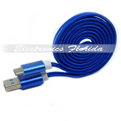 Cable de carga cargador de datos y sincronización trenzado de nailon (tipo C) - LOTE Foto 1 de 3