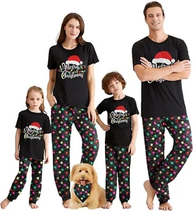 IFFEI Christmas Pajamas for Family Matching Holiday PJ's - Picture 1 of 5