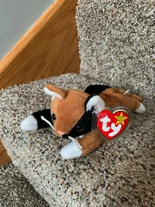 TY Beanie Baby "Chip" The Calico Cat MWMT Retired - 4th Generation - Picture 1 of 1