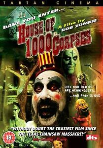 HOUSE OF 1000 CORPSES NEW REGION 2 UK DVD