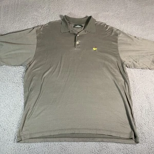 Masters Collection Shirt Mens XL Golf Polo Short Sleeve Clubhouse Olive Casual - Picture 1 of 9