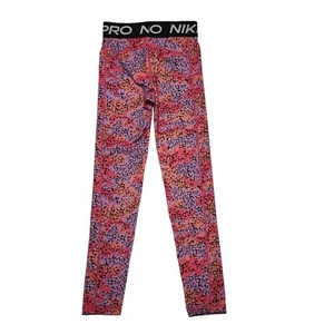 Nike Dri-Fit Pink Skinny Fitted Gym Tracksuit Bottoms UK Girl's XL W26 L27 H745 - Picture 1 of 5