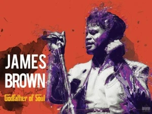 James Brown Poster Godfather of Soul Music Art Print (24x18) - Picture 1 of 1