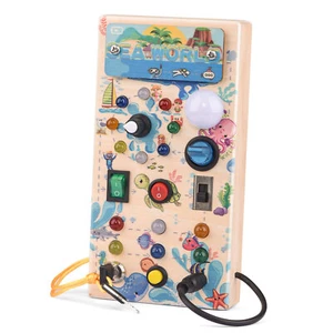 Busy Board Montessori Spielzeug Motorikspielzeug Lichtschalterspielzeug - Bild 1 von 4