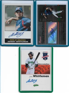 EIN SET MIT 3 KARTEN - JOHNNY WHITTLEMAN ANFÄNGERAUTOS (Bogen. Her., Bogen Drft & Tristar) - Bild 1 von 2