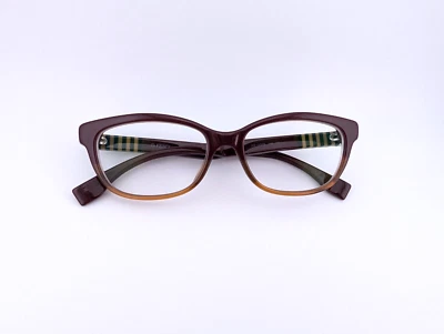 Fendi Eyeglasses, Frames Only, FF 0015 H95 Rust/Ornge, 52-16-140, Plastic, Italy - Image 1 of 4