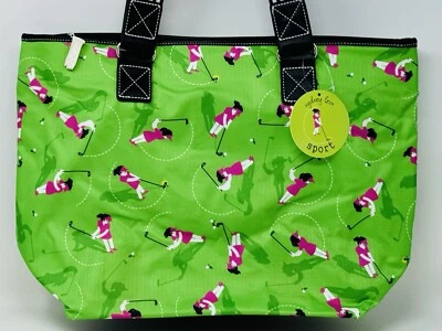Sydney Love Sport Ladies Golf Tote Carry Beach Fashion Handbag Green 12.5 X 5.75 - Image 1 of 4